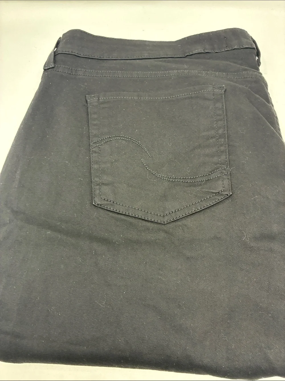 Signature by Levi Strauss Mid Rise Straight Women Jeans - Black 28S|W39|L30